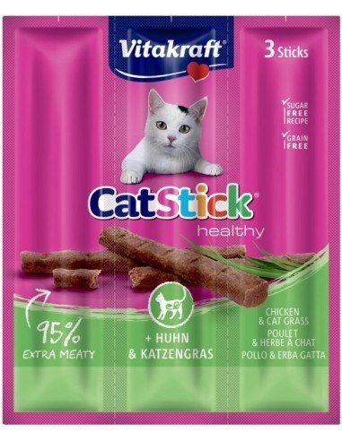 VITAKRAFT CAT STICK MINI kurczak/trawa dla kota 3szt VITAKRAFT CAT STICK MINI kurczak/trawa dla kota 3szt