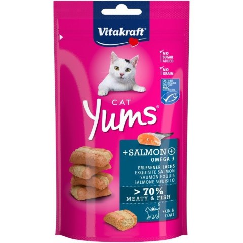 VITAKRAFT CAT YUMS łosoś przysmak dla kota 40g VITAKRAFT CAT YUMS łosoś przysmak dla kota 40g