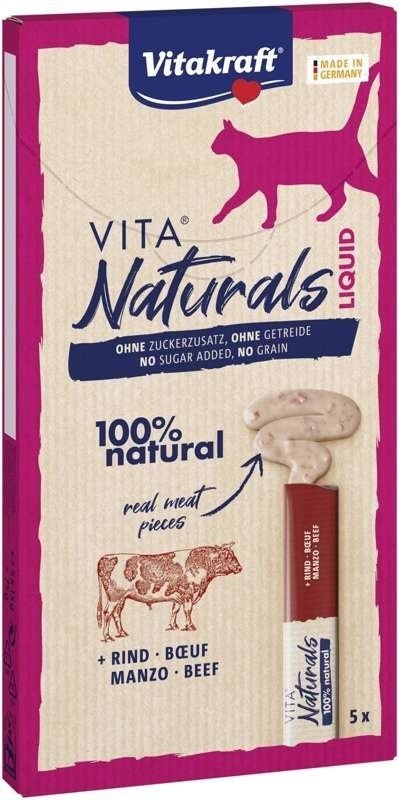 VITAKRAFT VITA NATURALS Liquid wołowina 5x15g VITAKRAFT VITA NATURALS Liquid wołowina 5x15g
