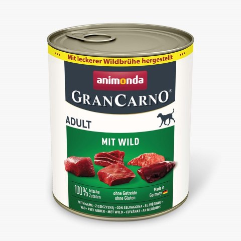 ANIMONDA GranCarno Adult z dziczyzną 800g ANIMONDA GranCarno Adult z dziczyzną 800g