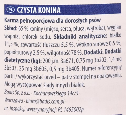 ANIMONDA GranCarno Single Protein konina - mokra karma dla psa - 800g ANIMONDA GranCarno Single Protein konina - mokra karma dla psa - 800g