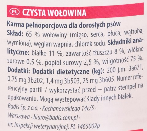 ANIMONDA GranCarno Single Protein wołowina - mokra karma dla psa - 800g ANIMONDA GranCarno Single Protein wołowina - mokra karma dla psa - 800g