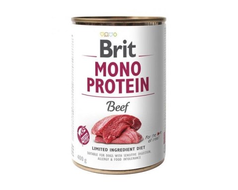 BRIT Mono Protein Beef - mokra karma z wołowiną dla psa - 400 g BRIT Mono Protein Beef - mokra karma z wołowiną dla psa - 400 g