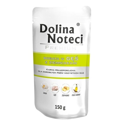 DOLINA NOTECI Premium bogata w gęś z ziemniakami - mokra karma dla psa - 150 g DOLINA NOTECI Premium bogata w gęś z ziemniakami - mokra karma dla psa - 150 g