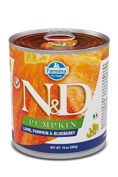 FARMINA N&D Dog Lamb, Pumpkin, Blueberry Adult - mokra karma dla psa - 285g FARMINA N&D Dog Lamb, Pumpkin, Blueberry Adult - mokra karma dla psa - 285g