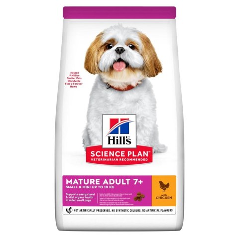 HILL'S SCIENCE PLAN Canine Mature Adult Small & Mini - sucha karma z kurczakiem dla psów starszych małych ras - 1,5 kg HILL'S SCIENCE PLAN Canine Mature Adult Small & Mini - sucha karma z kurczakiem dla psów starszych małych ras - 1,5 kg