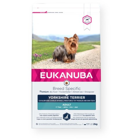 EUKANUBA Breed Specific Adult Yorkshire Terrier - sucha karma dla psa - 2 kg EUKANUBA Breed Specific Adult Yorkshire Terrier - sucha karma dla psa - 2 kg
