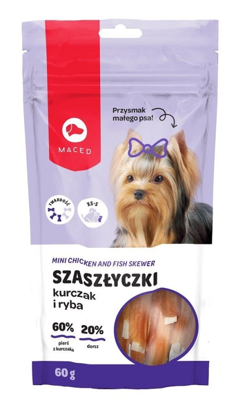 MACED Paluszki rybne z kurczakiem - przysmak dla psa - 60g MACED Paluszki rybne z kurczakiem - przysmak dla psa - 60g