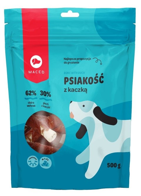 MACED Psiakość z kaczką - gryzak dla psa - 500g MACED Psiakość z kaczką - gryzak dla psa - 500g