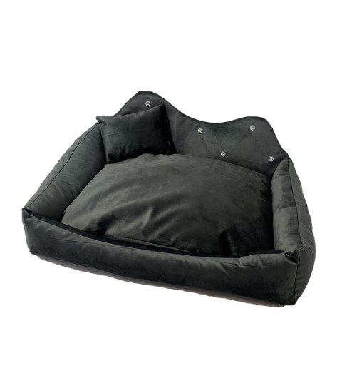 GO GIFT Prince grafit XXL - legowisko dla zwierząt - 70 x 55 x 12 cm GO GIFT Prince grafit XXL - legowisko dla zwierząt - 70 x 55 x 12 cm