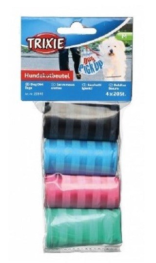 TRIXIE Doggy Pick Up - woreczki na odchody - 4x 20 szt. TRIXIE Doggy Pick Up - woreczki na odchody - 4x 20 szt.