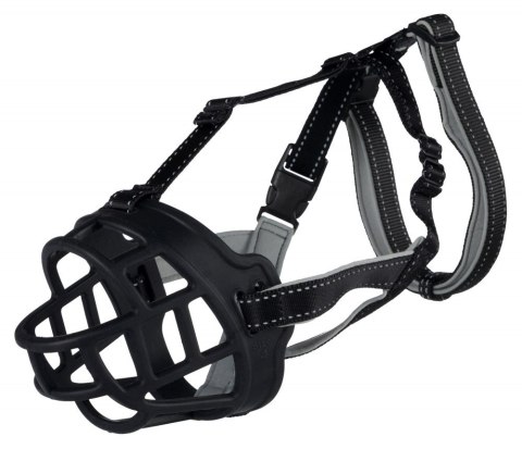 TRIXIE Muzzle Flex - kaganiec dla psa - rozmiar L-XL - czarny TRIXIE Muzzle Flex - kaganiec dla psa - rozmiar L-XL - czarny