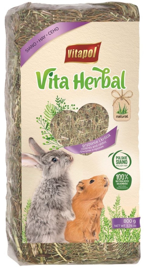VITAPOL Siano dla gryzoni 800g VITAPOL Siano dla gryzoni 800g