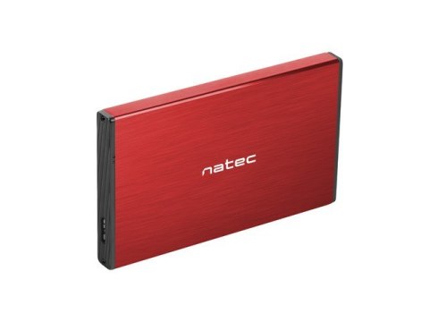 Obudowa NATEC Rhino Go NKZ-1279 (2.5"; USB 3.0; Aluminium; kolor czerwony) Obudowa NATEC Rhino Go NKZ-1279 (2.5"; USB 3.0; Aluminium; kolor czerwony)