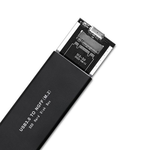QOLTEC OBUDOWA DO DYSKÓW SSD M.2 SATA | NGFF | USB 3.0 QOLTEC OBUDOWA DO DYSKÓW SSD M.2 SATA | NGFF | USB 3.0