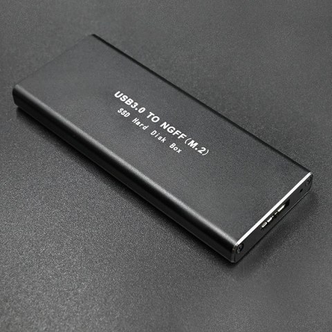 QOLTEC OBUDOWA DO DYSKÓW SSD M.2 SATA | NGFF | USB 3.0 QOLTEC OBUDOWA DO DYSKÓW SSD M.2 SATA | NGFF | USB 3.0