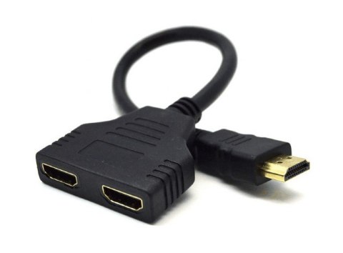 Adapter GEMBIRD DSP-2PH4-04 (HDMI M - 2x HDMI F; 0,20m; kolor czarny) Adapter GEMBIRD DSP-2PH4-04 (HDMI M - 2x HDMI F; 0,20m; kolor czarny)