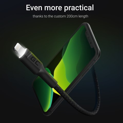 GREEN CELL KABEL KABGC12 GC RAY USB - LIGHTNING 200CM, BIAŁY LED, SZYBKIE ŁADOWANIE GREEN CELL KABEL KABGC12 GC RAY USB - LIGHTNING 200CM, BIAŁY LED, SZYBKIE ŁADOWANIE
