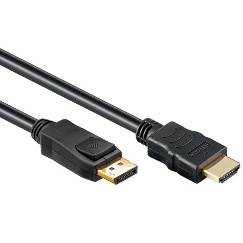 Kabel GEMBIRD CC-DP-HDMI-6 (DisplayPort M - HDMI M; 1,8m; kolor czarny) Kabel GEMBIRD CC-DP-HDMI-6 (DisplayPort M - HDMI M; 1,8m; kolor czarny)
