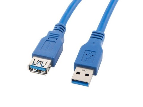 Kabel Lanberg CA-US3E-10CC-0018-B (USB 3.0 M - USB 3.0 F; 1,8m; kolor niebieski) Kabel Lanberg CA-US3E-10CC-0018-B (USB 3.0 M - USB 3.0 F; 1,8m; kolor niebieski)