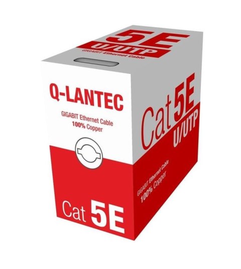 Kabel UTP A-LAN drut, zewnętrzny suchy, 100% miedź KIU5OUTS305Q (UTP; 305m; kat. 5e; kolor czarny) Kabel UTP A-LAN drut, zewnętrzny suchy, 100% miedź KIU5OUTS305Q (UTP; 305m; kat. 5e; kolor czarny)