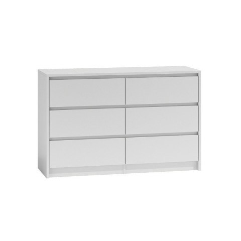 K120 KARO KOMODA 6 SZUFLAD BIAŁY K120 KARO KOMODA 6 SZUFLAD BIAŁY