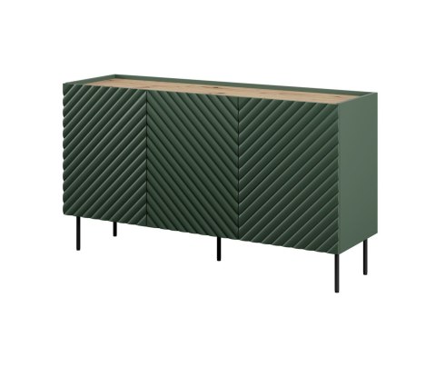 Komoda 3D2SZ ONDA 150x45xH85 zieleń Komoda 3D2SZ ONDA 150x45xH85 zieleń