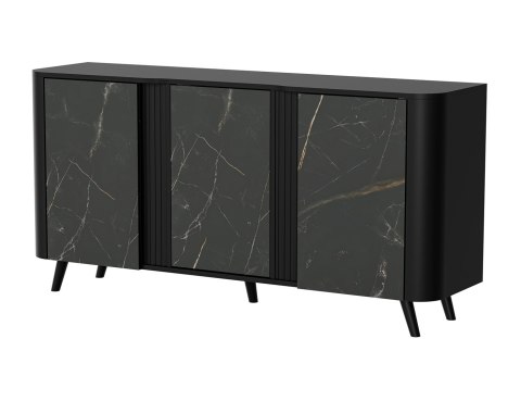 Komoda VOLARE 151x39x75 czarny/san sebastian Komoda VOLARE 151x39x75 czarny/san sebastian