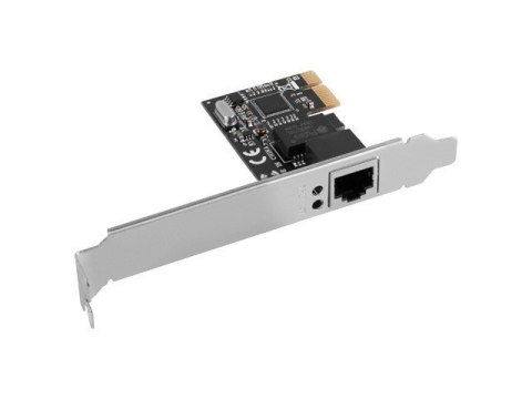 LANBERG KARTA SIECIOWA PCI-E 1X RJ45 1GB RTL8111C ŚLEDŹ LOW PROFILE PCE-1GB-201 LANBERG KARTA SIECIOWA PCI-E 1X RJ45 1GB RTL8111C ŚLEDŹ LOW PROFILE PCE-1GB-201