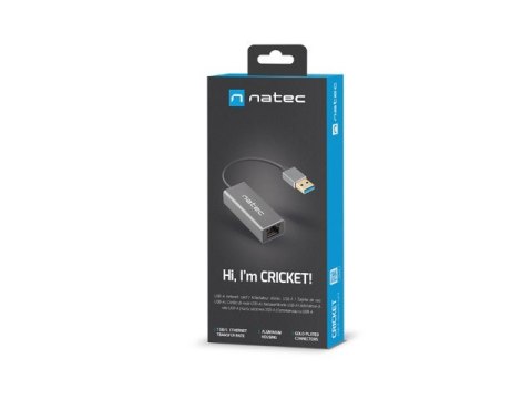 NATEC KARTA SIECIOWA CRICKET 1GB USB 3.0 1X RJ45 NA KABLU NNC-1924 NATEC KARTA SIECIOWA CRICKET 1GB USB 3.0 1X RJ45 NA KABLU NNC-1924