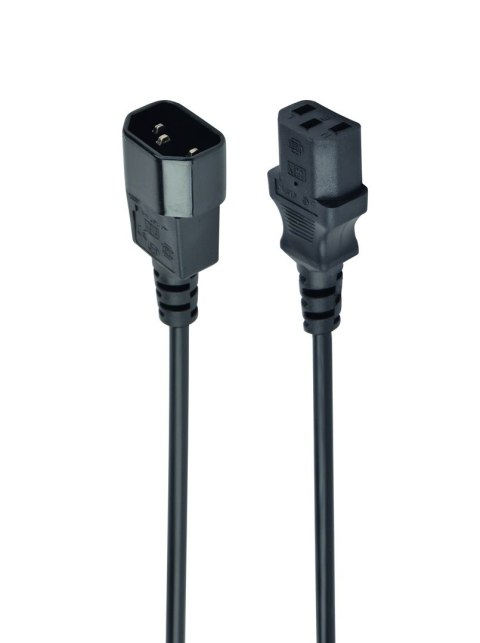 Kabel GEMBIRD PC-189 (C13 / IEC C13 / IEC 320 C13 - C14 ; 1,8m; kolor czarny) Kabel GEMBIRD PC-189 (C13 / IEC C13 / IEC 320 C13 - C14 ; 1,8m; kolor czarny)