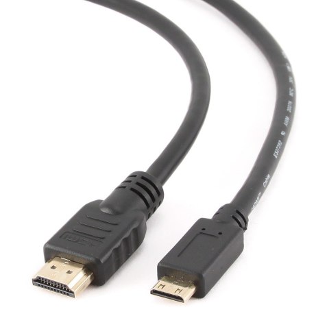 Kabel GEMBIRD CC-HDMI4C-6 (HDMI M - Mini HDMI M; 1,8m; kolor czarny) Kabel GEMBIRD CC-HDMI4C-6 (HDMI M - Mini HDMI M; 1,8m; kolor czarny)