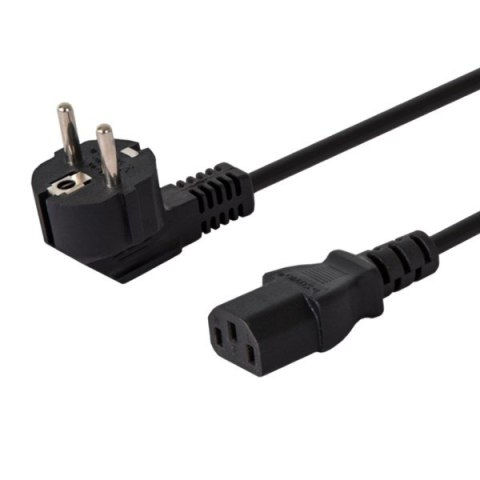 Kabel SAVIO CL-98 (IEC320 C13 - Shuko ; 1,8m; kolor czarny) Kabel SAVIO CL-98 (IEC320 C13 - Shuko ; 1,8m; kolor czarny)
