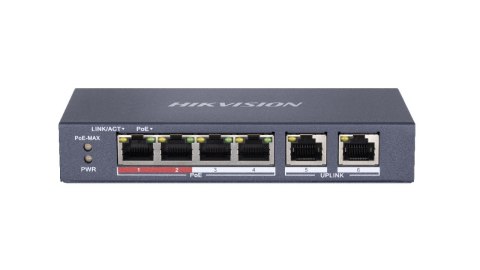 SWITCH POE HIKVISION DS-3E0106P-E/M 6-PORTOWY SWITCH POE HIKVISION DS-3E0106P-E/M 6-PORTOWY