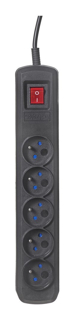 Listwa przeciwprzepięciowa Activejet 5gn/5m/cz (10A; 2300W) 5m; kolor czarny Listwa przeciwprzepięciowa Activejet 5gn/5m/cz (10A; 2300W) 5m; kolor czarny