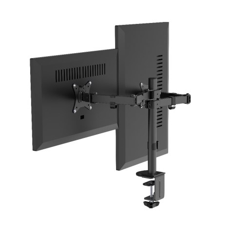 GEMBIRD BIURKOWE REGULOWANE RAMIĘ/UCHWYT NA 2 MONITORY 17-32, VESA 100X100MM, DO 9 KG GEMBIRD BIURKOWE REGULOWANE RAMIĘ/UCHWYT NA 2 MONITORY 17-32, VESA 100X100MM, DO 9 KG