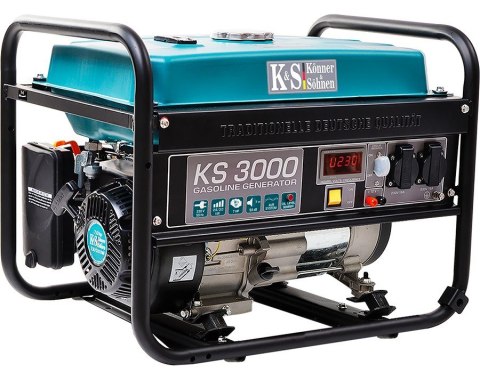 KÖNNER & SÖHNEN AGREGAT/GENERATOR PRĄDOTWÓRCZY BENZYNOWY 2,6kW 230V KS 3000 KÖNNER & SÖHNEN AGREGAT/GENERATOR PRĄDOTWÓRCZY BENZYNOWY 2,6kW 230V KS 3000