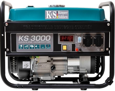 KÖNNER & SÖHNEN AGREGAT/GENERATOR PRĄDOTWÓRCZY BENZYNOWY 2,6kW 230V KS 3000 KÖNNER & SÖHNEN AGREGAT/GENERATOR PRĄDOTWÓRCZY BENZYNOWY 2,6kW 230V KS 3000