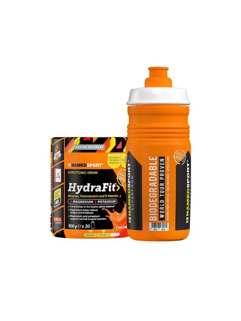 Napój hipotoniczny NAMEDSPORT Hydrafit pomarańczowy 400g + bidon gratis Napój hipotoniczny NAMEDSPORT Hydrafit pomarańczowy 400g + bidon gratis