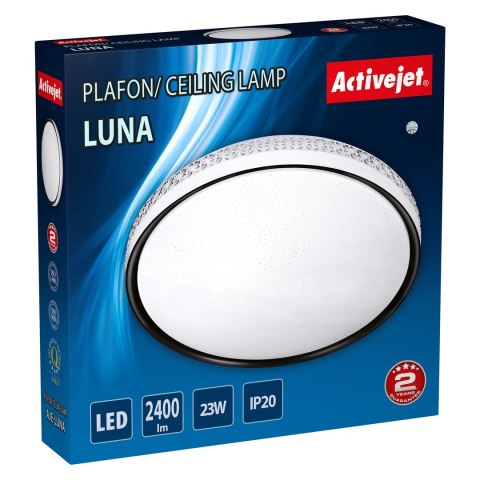 Nowoczesny plafon sufitowy LED Activejet LUNA 23W Nowoczesny plafon sufitowy LED Activejet LUNA 23W