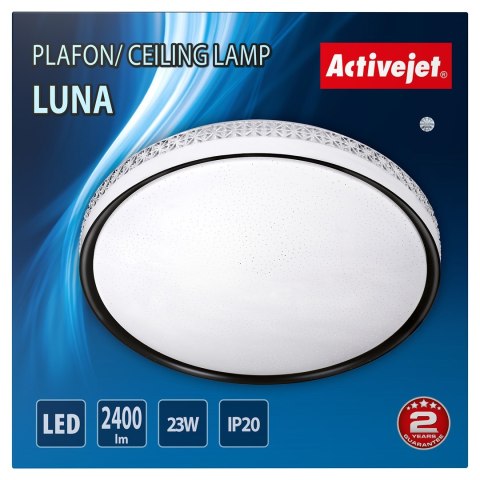 Nowoczesny plafon sufitowy LED Activejet LUNA 23W Nowoczesny plafon sufitowy LED Activejet LUNA 23W
