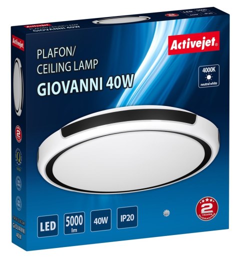 Plafon LED Activejet AJE-GIOVANNI 40W Plafon LED Activejet AJE-GIOVANNI 40W