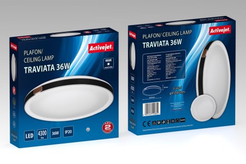 Plafon LED Activejet AJE-TRAVIATA 36W Plafon LED Activejet AJE-TRAVIATA 36W