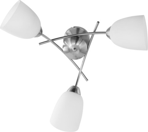 Żyrandol klasyczna lampa sufitowa wisząca Activejet NIKITA Nikiel potrójna 3xE27 do salonu Żyrandol klasyczna lampa sufitowa wisząca Activejet NIKITA Nikiel potrójna 3xE27 do salonu