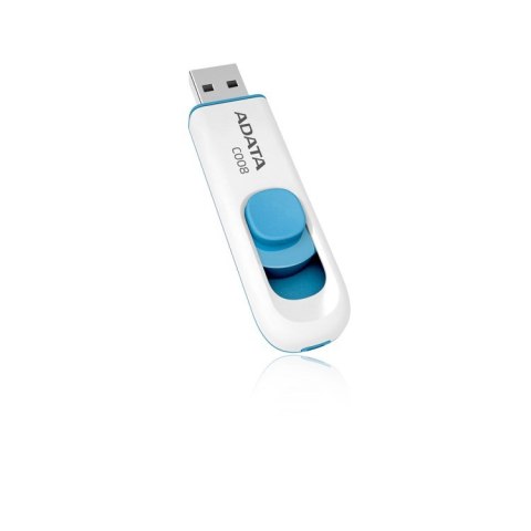 ADATA FLASHDRIVE C008 64GB USB 2.0 WHITE&BLUE ADATA FLASHDRIVE C008 64GB USB 2.0 WHITE&BLUE