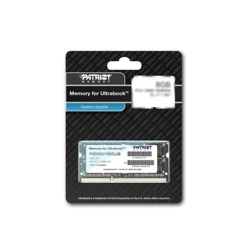 PATRIOT DDR3 8GB Ultrabook 1600MHz CL11 SO-DIMM PATRIOT DDR3 8GB Ultrabook 1600MHz CL11 SO-DIMM