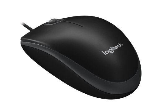 Mysz Logitech B100 910-003357 (optyczna; 800 DPI; kolor czarny) Mysz Logitech B100 910-003357 (optyczna; 800 DPI; kolor czarny)