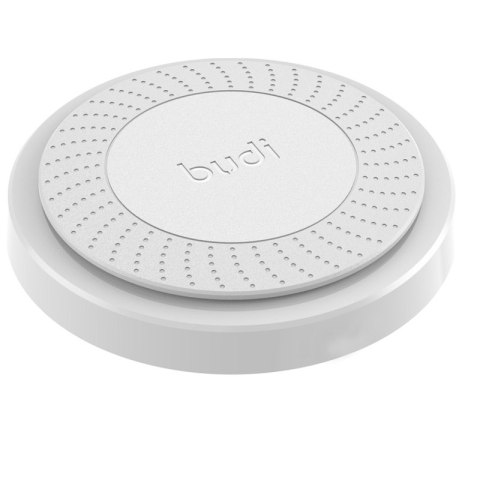 Budi - Ładowarka bezprzewodowa Qi 10W + wbudowany kabel (Biały) Budi - Ładowarka bezprzewodowa Qi 10W + wbudowany kabel (Biały)