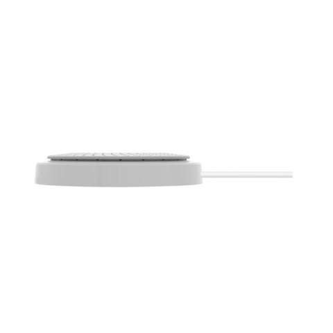 Budi - Ładowarka bezprzewodowa Qi 10W + wbudowany kabel (Biały) Budi - Ładowarka bezprzewodowa Qi 10W + wbudowany kabel (Biały)