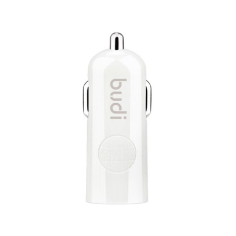 Budi - Ładowarka samochodowa USB (Biały) Budi - Ładowarka samochodowa USB (Biały)